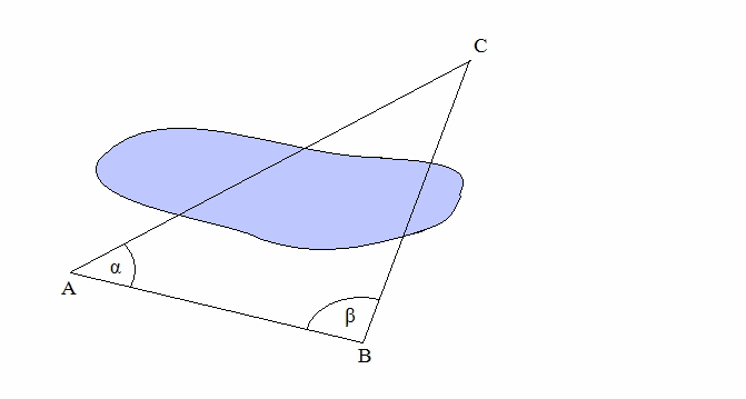 3 Triangulace 3.1 Triangulace a význam dalekohledu v jejím rozvoji Na přelomu 16. a 17. století dochází k zásadní změně díky nové metodě na měření vzdálenosti, tzv. triangulaci.