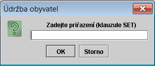 109 Oprava: 1. Pomocí detailu - "ručně" (doporučujeme vyplnit adresu znovu). 2. Proveďte Akce - Zápis doplněných údajů (nyní budou opravy zapsány do evidence obyvatel).