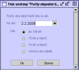 87 přímo. 2. Přepínačem určete věkové omezení do 15 let, 15 let a starší, 18 let a starší nebo všichni obyvatelé. 3. Potvrďte tlačítkem OK.