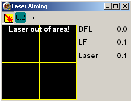 1 Kontinuální vysouvání skeneru do horní limitní polohy Kontinuální zasouvání skeneru do dolní limitní polohy 6. Stisknutím ikony AFM proveďte vysunutí AFM hlavy. 7.