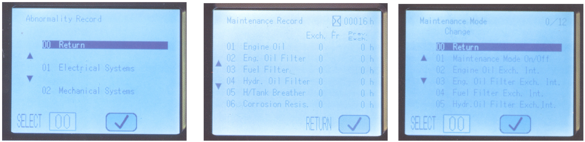 PC210-7 SNI OVÁNÍ NÁKLADÙ NA ÚDR BU Prodlou ené intervaly výmìny motorového oleje a filtru Nové vysoce výkonné filtry jsou pou ity v motoru a hydraulických okruzích.