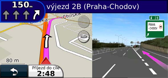 Stisknutím možnosti Mapa zobrazíte celou trasu na mapě.