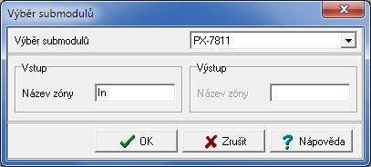 Programovatelné automaty TECOMAT FOXTROT CP-1004, CP-1014 Obr.3.4 Výběr režimu UPD na kanálu CH2 Otevře se okno Výběr submodulů (obr.3.5, obr.3.6).