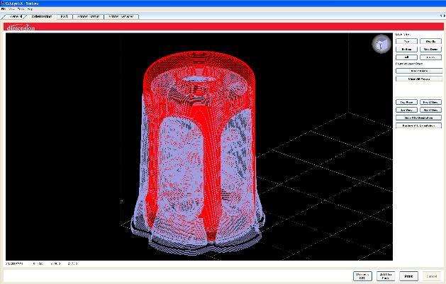 FSI VUT BAKALÁŘSKÁ PRÁCE List 28 Při dalším kroku bylo potřeba nastavit parametry tisku importovaných modelů.