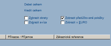 4) Ukázat denní průběžné informace o kontu Pod menu vyhodnocení > obraty obdržíte od Oberbank po úspěšném vyzvednutí