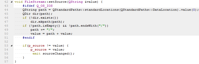 Úryvek kódu č. 22: websocketclient.cpp bez setterů a getterů 9.