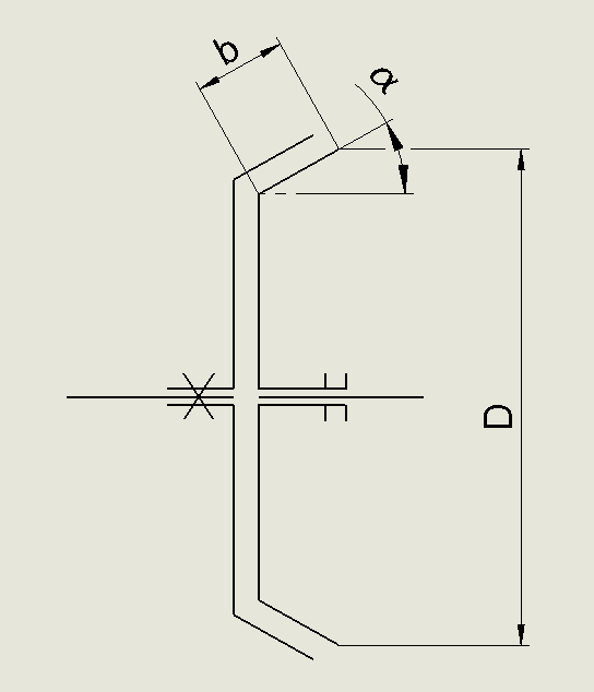 Kuželové brzdy U kuželové brzdy jsou důležitými konstrukčními parametry vrcholový úhel kužele 2α, průměr D a šířka třecí plochy.