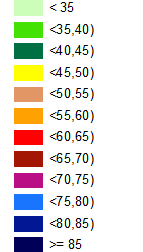 = 55 db, L Aeq, 8h = 50 db pro denní a noční dobu a hluk z dopravy na drahách.