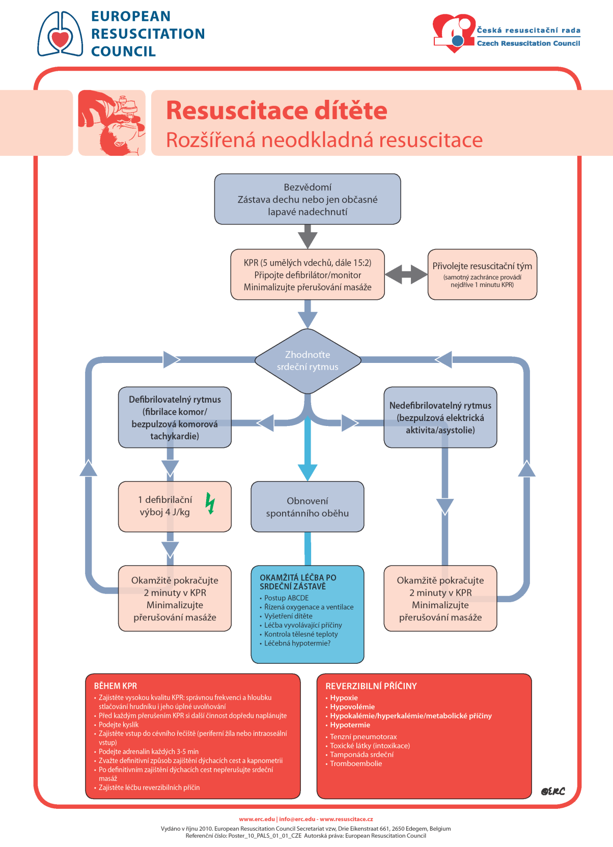 Příloha 7 Algoritmus rozšířené neodkladné resuscitace u dětí Zdroj: http://www.