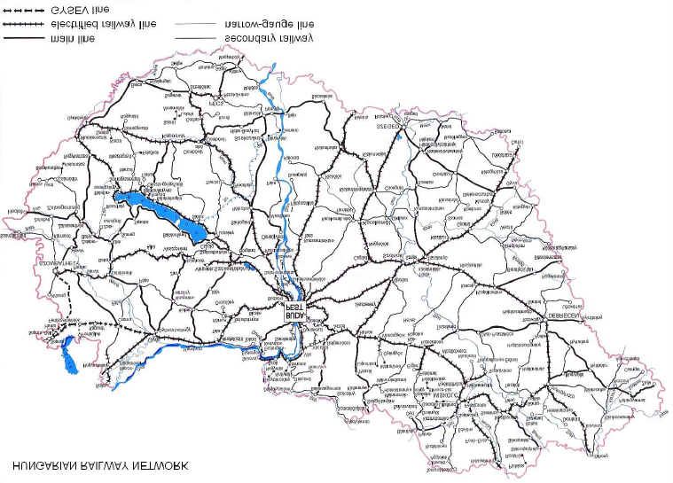 15 Hungary: Hungarian Railway Network and Corridors Kiev, Moscow Vienna, Munich, Zurich Berlin, Prague IV. IV. V. ETCS Level 1 Venezia, Tieste V.