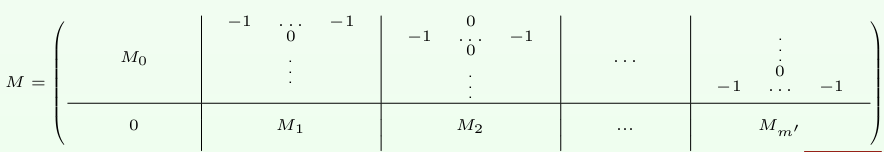 Min: j J 0 λ 0 j s.a. : M λ = 0 M λ B λ 0 J 0... množina validních řezných vzorů λ 0 j... j-tý řezný vzor přiřazený k první fázi λ S j.