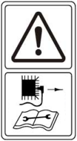 4 SYMBOLY V této příručce a/nebo na stroji se používají následující symboly: Před použitím si přečtěte návod k použití. Nebezpečí otáčející se nože Držte ruce a nohy mimo dosah ostrých dílů.