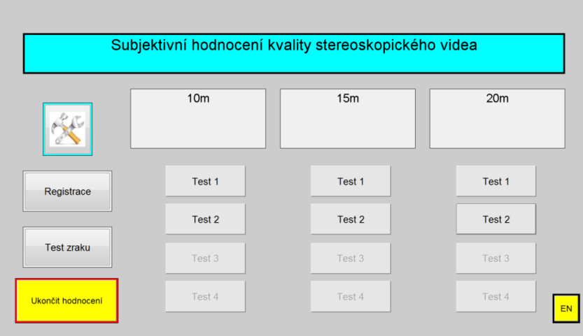 5.2 Subjektivní testy při různé míře desynchronizaci kamer Pomocí subjektivních testů lze zhodnotit dopad míry desynchronizace videosekvencí na vnímání kvality pohyblivého objektu.