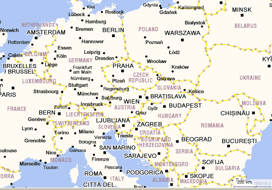 Pilotní akce projektu UHI : 8 metropolitních oblastí střední Evropy