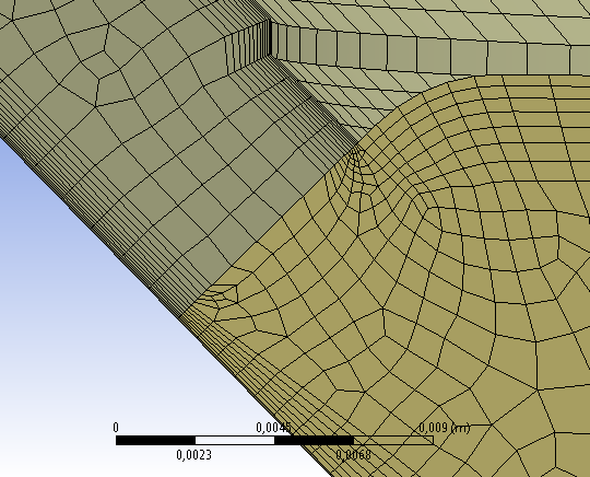 Jak již bylo řečeno, z důvodu velké složitosti modelu musela být geometrie odpovídajícím způsobem připravena pro nasíťování.