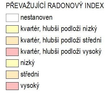 Radioaktivita Převaţující kategorie radonového rizika z geologického podlaţí v oblasti je nízká. C.II.5.