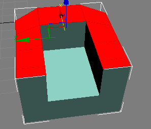 Obr. 3.3.3 Finální podoba stolku v 3Ds maxu Nastavení materiálu na sklo: material DEF sklo Material { ambientintensity 0 shininess 0.1 diffusecolor 0 0.21 0.34 specularcolor 0.3 0.92 0.