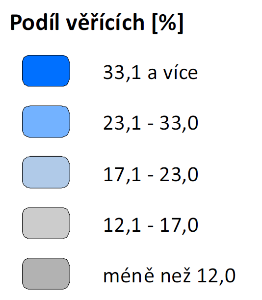 Obrázek 5: Podíl věřících na území MAS Uničovsko ve srovnání s okolními MAS, krajem a ČR (zdroj EKOTOXA s.r.o., data z března 2011) Rozvodovost a neúplné rodiny V návaznosti na uvedený indikátor podílu věřících vystihují kvalitu rodinného života, nejen v regionu MAS Uničovsko, další indikátory.