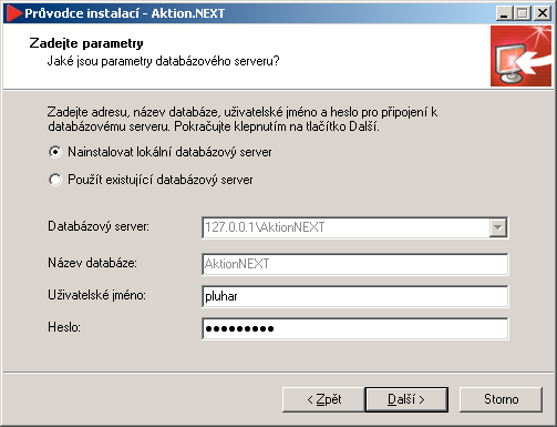 7) Zvolte port aplikačního serveru či ponechte výchozí. Toto číslo bude důležité pro instalaci samostatných klientů.