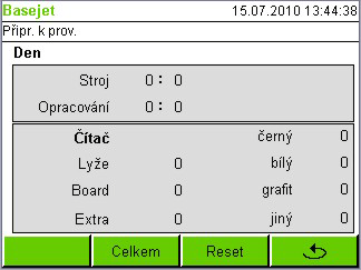 Programová nastavení Stisknutím příslušného jazyka se celé menu přepne do zvoleného jazyka. Pomocí tlačítka " přejdete zpět do okna Nastavení". 8.