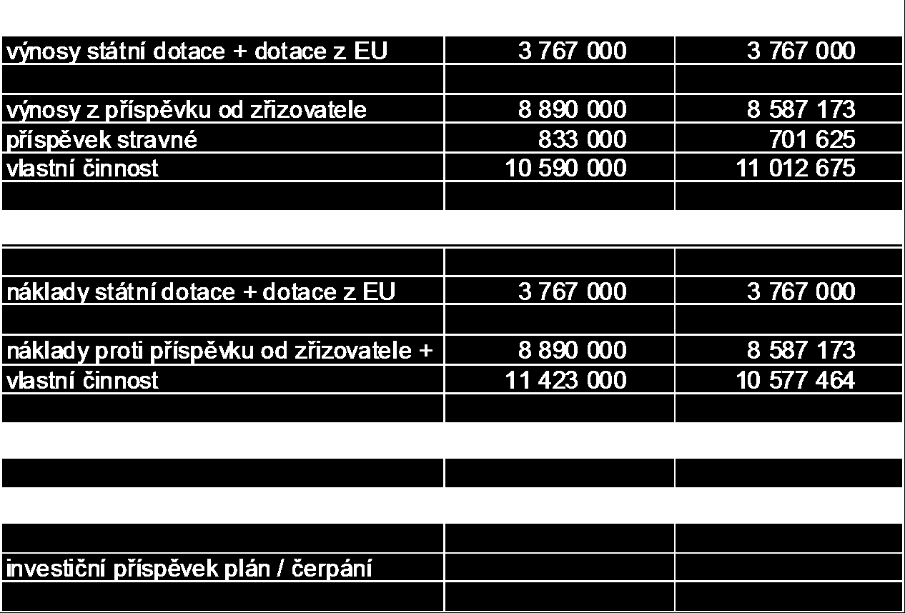 2. Rekapitulace výnosů a nákladů celkem Komentář : Organizace hospodařila v roce 2007 s rozpočtem 24.080.000,- Kč.