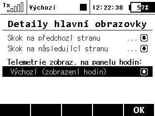 Servobalancer (Model Kalibrace serv) Servobalancer po najetí kurzorem (nachází se pod položkou Reverzace serva). Editace řídicích bodů servobalanceru.