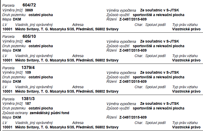 Druh nemovitosti ulice č.p. č.o. část obce hodnota v Kč budova školy vč.