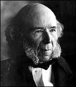 Herbert Spencer sociáldarwinismus Herberta Spencera pokud je v přírodě boj silných proti slabým, je to tak správné i pro lidskou společnost Spencer je autorem sloganu survival of the fittest