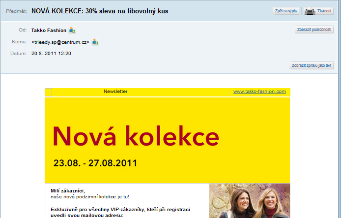 jedině tak bude reklama efektivní. Úskalí tkví v tom, že může být aktivita v diskusi tak velká, že objem pošty bude velký a účastníci ji přestanou číst.