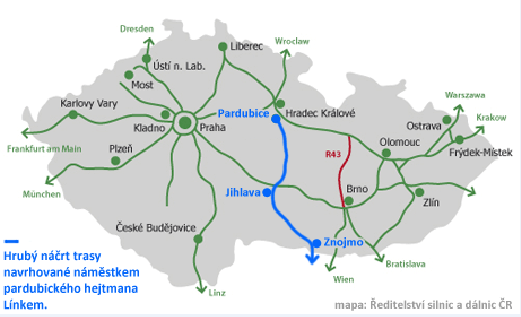 hejtmana Pardubického kraje, Ing. Línka.