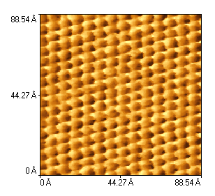 Mikroskopie rastrovací sondou STM-AFM I T ~ V B f mts (V B ) exp [-2z (2mΦ ST /ħ 2 )]