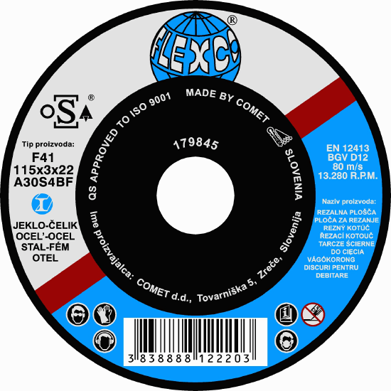 x 6 x 22 / M 78,50 700007 115 x 8 x 22 / M 38,50 700014 125 x 8 x 22 / M 40,50 700021 150 x 8 x 22 / M 52,50 700032 178 x 8 x 22 / M 58,00 700042 230 x 8 x 22 / M 97,50 BRUSNÉ KOTOUČE TYP F27 -