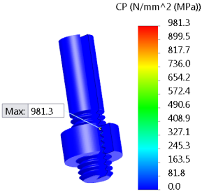 SolidWorks Simulation Vykreslení vizualizace kontaktu Pomocí nového vykreslení vizualizace kontaktu je možné prozkoumat všechny kontakty vytvořené v modelu.