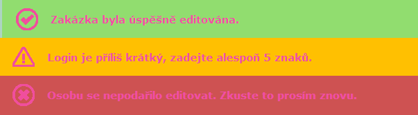 46 7 POPIS INFORMAČNÍHO SYSTÉMU nastavení a podle daného uživatele se potom můžou nastavovat přístupy do jednotlivých sekcí.