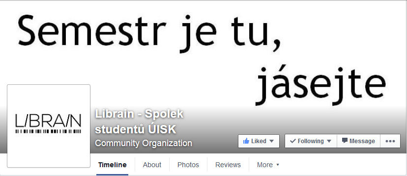 Máme facebook