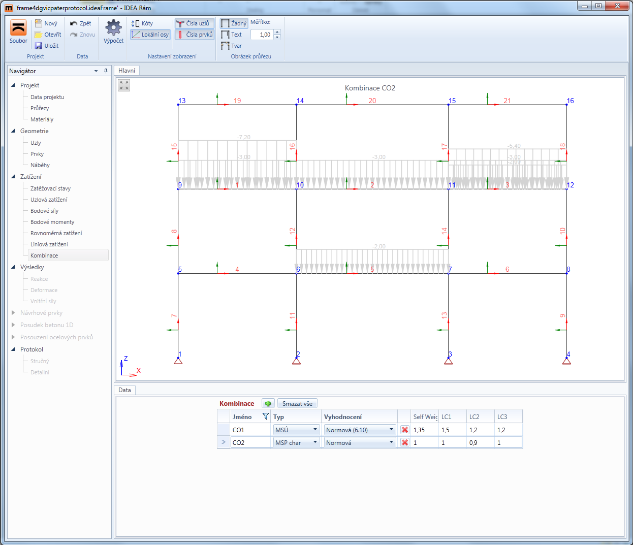 Uživatelská příručka IDEA Frame 8 Výsledky programu IDEA Frame lze přímo použít v následujících posudkových modulech IDEA RCS, kde lze navrhnout potřebnou výztuž v betonových prvcích IDEA Steel, kde