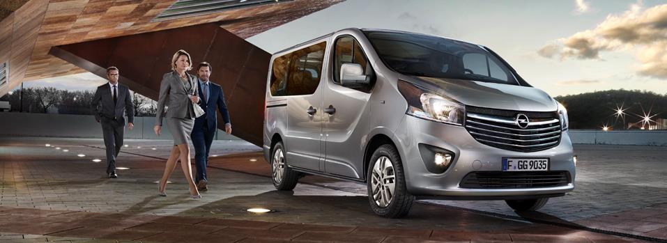 NOVÝ OPEL Vivaro Combi již za 448 900 Kč Vaš užitkový vůz Opel = Vaše výhoda * Záruka BASIC 5 let a nebo 150 000 km (2 roky komplet + 3 roky motor, rozvodovka, převodovka) * Záruka KOMPLET 5 let a