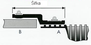 Stránka 7 Pružné přechodové spojky pro spojování odlišných typů a rozměrů trubek na všechny typy hladkých, korugovaných i žebrovaných trubek s provozním tlakem do PN 0,6 baru Přechodové spojky AC pro