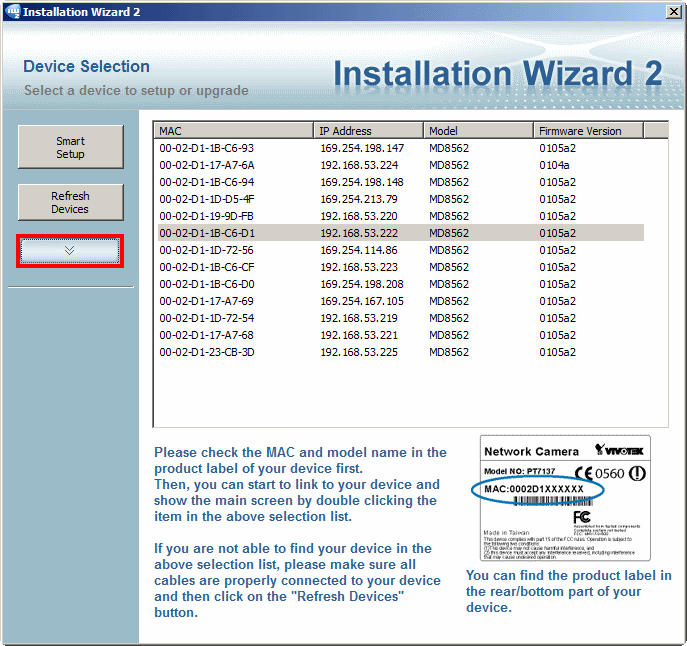 Obr. 22 - Advanced Settings Stiskneme