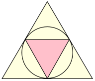 - TROJÚHELNÍKY Otočíme-li malý trojúhelník uvnitř kruhu o 180, ukáže se, že obsah většího Δ je 4x větší než obsah menšího Δ. Správná byla odpověď b). 2.- DOPLŇOVAČKA Zkrocení zlé ženy. 3.