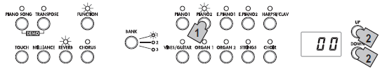 Výběr ladění Můžete si vybrat z devíti různých ladění, včetně temperovaného, čistých ladění (pure major a minor), klasických ladění (Kirnberger a Werckmeister), ale také ladění, používaných na