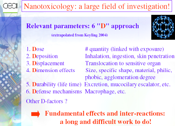 Nanotoxikologie interakce