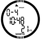 4. MANTIS JAKO POTÁPĚČSKÝ POČÍTAČ MANTIS je kompletně vybavený potápěčský počítač, který je schopný provádět dekompresní výpočty pro několik dýchacích směsí, výpočty rychlosti vynoření a zobrazovat