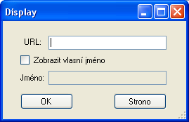 Záložky s parametry a textem displeje Data s přesným časem v displeji Data s teplotou z TME serveru Obr. 9: Panel s parametry a daty 5.2.