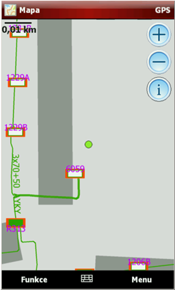 Spuštění aplikace ArcGIS Mobile Z WorkMate Z menu GIS