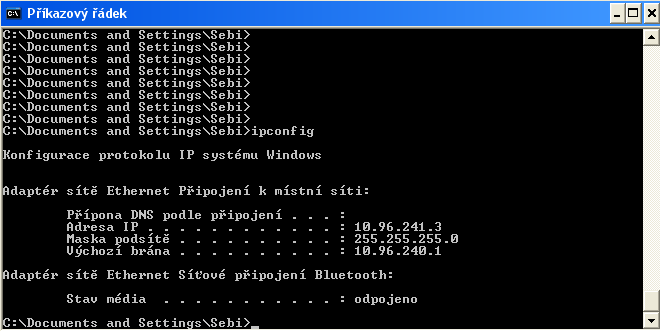 UTB ve Zlíně, Fakulta aplikované informatiky, 2010 44 Obr. 33. Správnost přidělení IP adresy DHCP bude nastaveno jen switchi SW_4B1 a SW_i1B1.