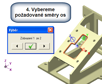 Řešené úkoly v CAD modulu CAD/CAM systému - Design 45 Požadovaný zápich je vložen na