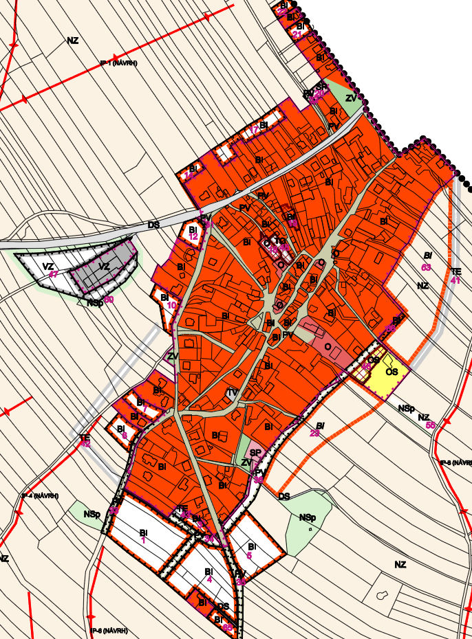 Veřejně prospěšné stavby, veřejně prospěšná opatření Územní plán Vršovice vymezuje tyto veřejně prospěšné stavby: VST2: ID 42, 43... stavba el.