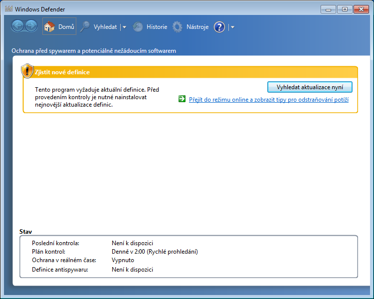 Obrázek 21: Windows Defender Zdroj: http://extrawindows.cnews.cz/files/obrazky/2009/11nov/1964/windows7_bezpecnost_1_4.png 2.2.4 Řízení uživatelských účtů Tato UAC 18 funkce vznikla spolu s Windows Vista a setkala se s velkou kritikou díky častým upozorněním a přerušením práce.