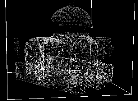 Vzhledem k velkému množství dat, která se v průběhu tvorby modelu kaple zámku Kozel zpracovávají, je vhodné mračno bodů při vektorizaci jednotlivých objektů filtrovat a pracovat s nástroji pro výběr.